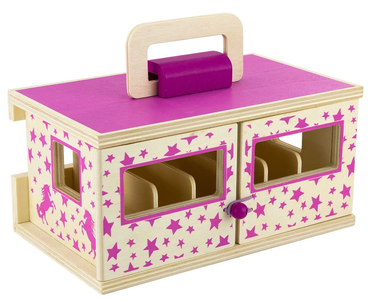 Unicorn Magic Wood Carry Stable with 6 Unicorns - Image 7